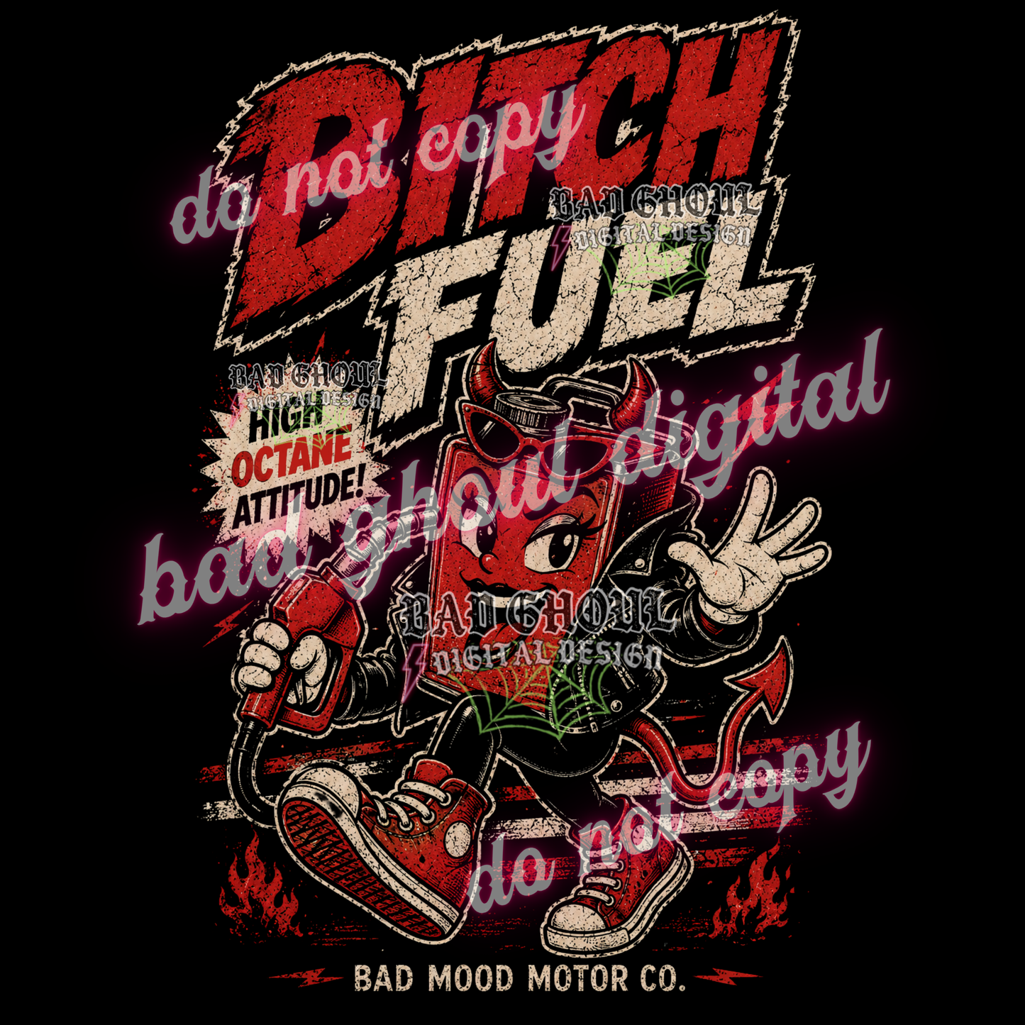 Bitch fuel | PNG DOWNLOAD BLACK FAB ONLY