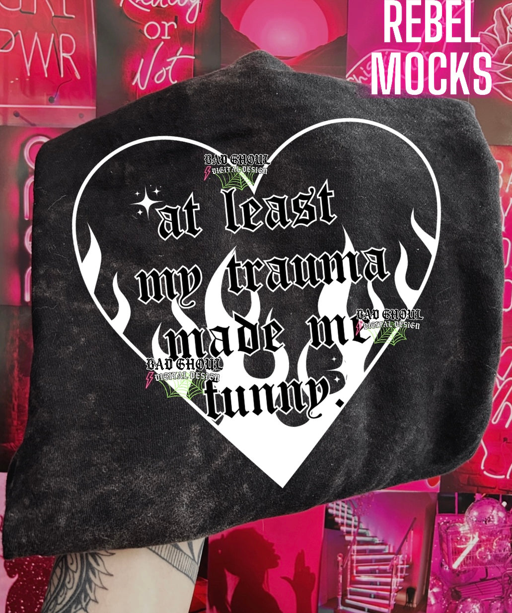 At least my trauma made me funny PNG Download 3 files