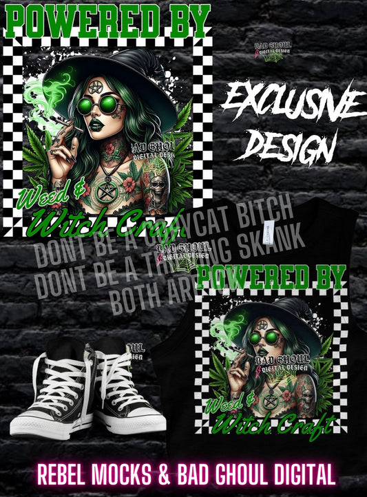 EXCLUSIVE Witch Craft & Weed PNG Download