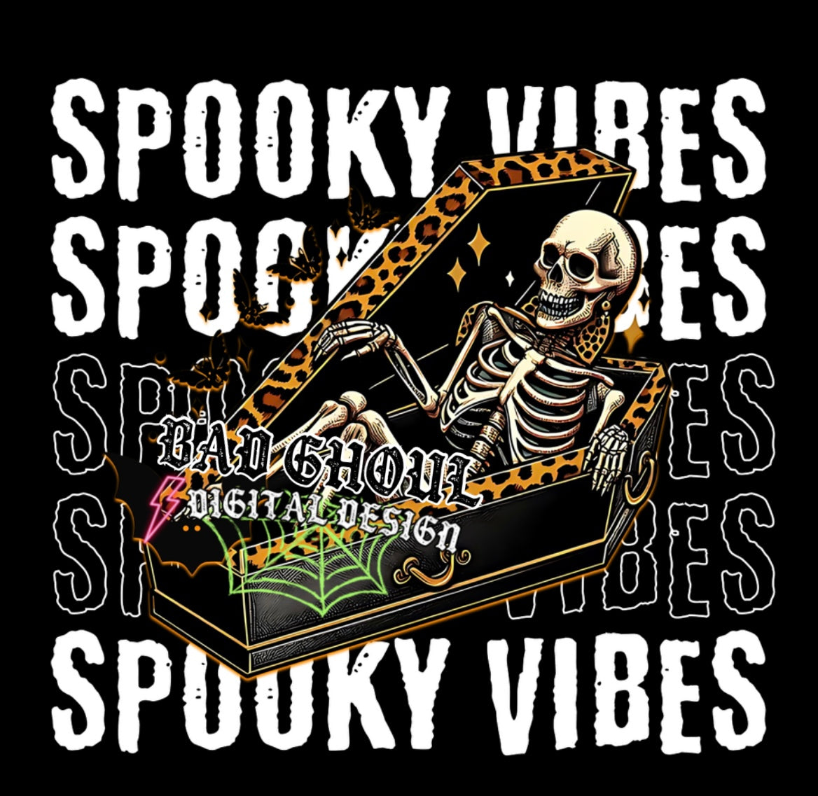 Spooky Vibes PNG Download