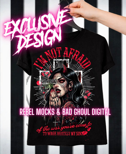 Exclusive| I’m Not Afraid | Black Fab Only  PNG DOWNLOAD