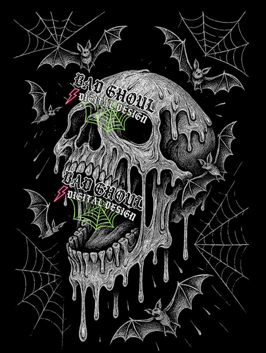 Screaming Into The Void- BLACK Fabric Only PNG Download