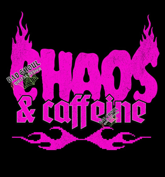Chaos & Caffeine PNG Download
