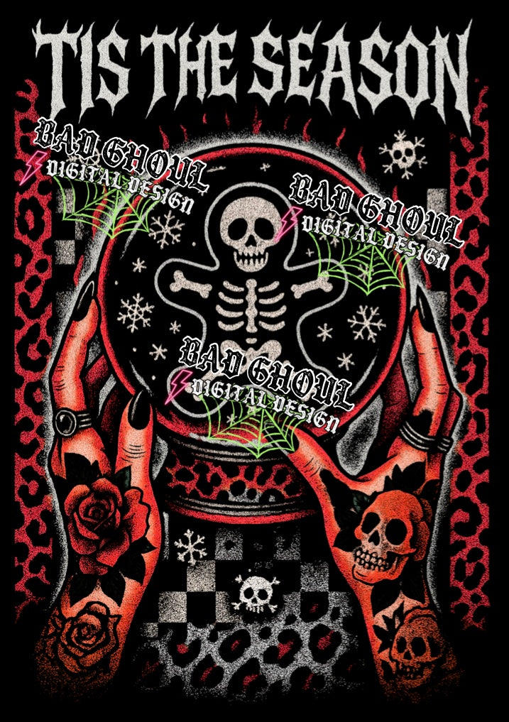 Tis The Season PNG DOWNLOAD Black Fab