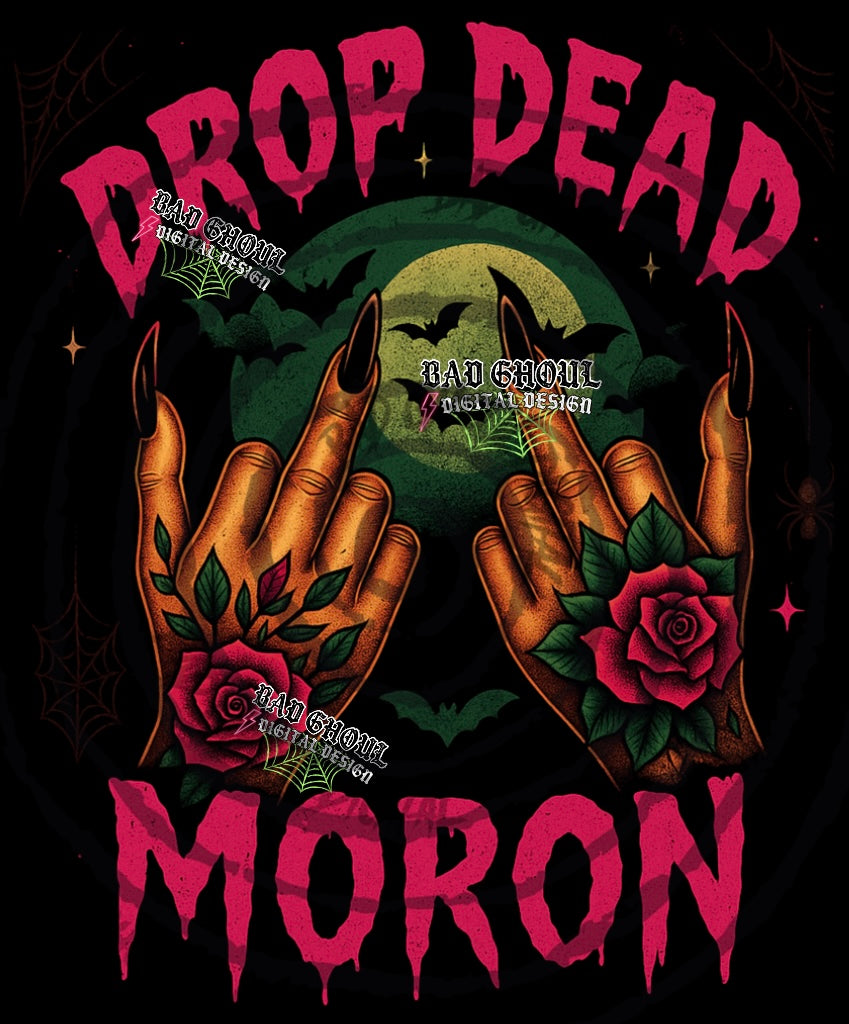Drop Dead PNG DOWNLOAD black Fab Only