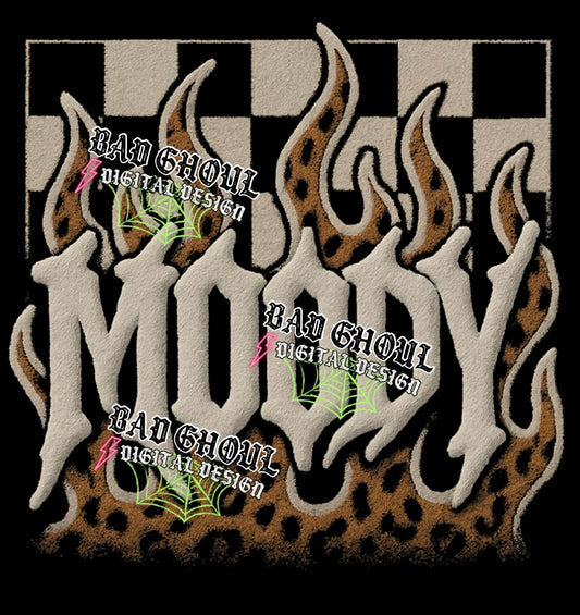 Faux puff Moody PNG DOWNLOAD Black Fabric Only