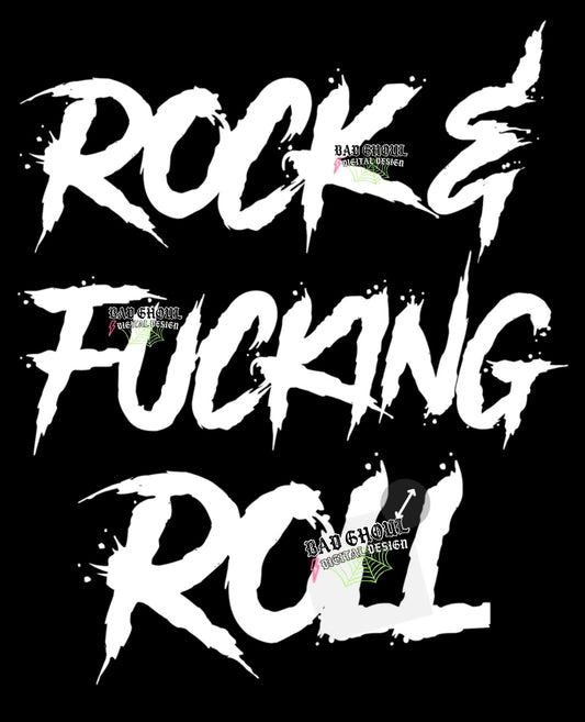 Rock and Fucking Roll PNG Download