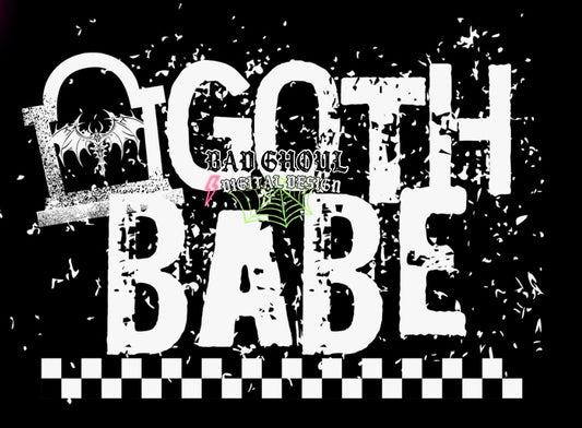 Goth Babe PNG Download