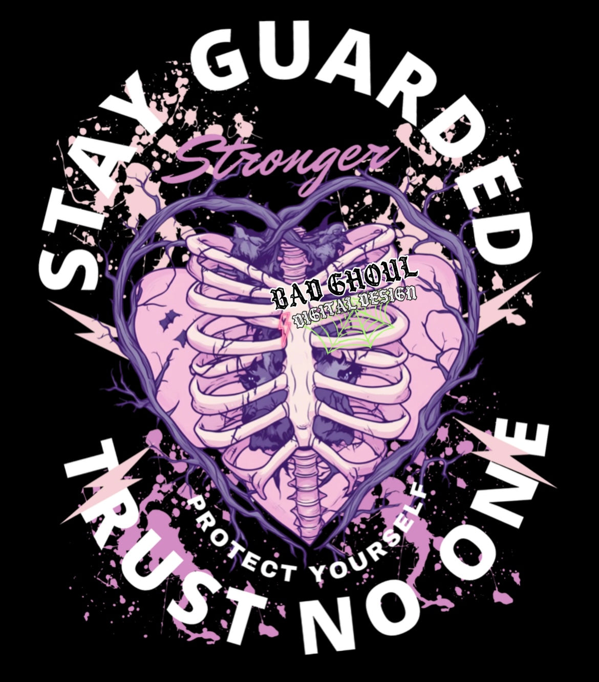 Stay Guarded PNG Download