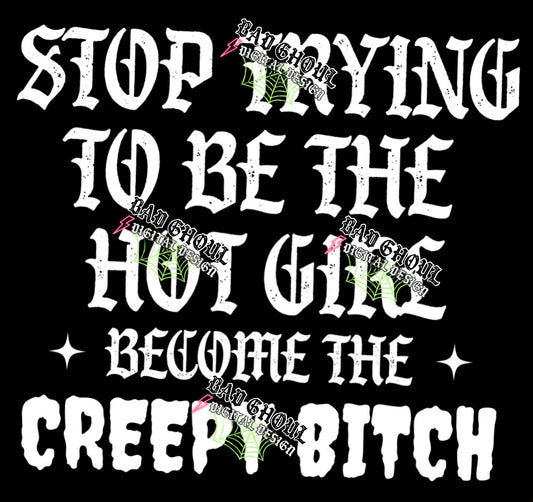 Creepy Bitch PNG Download