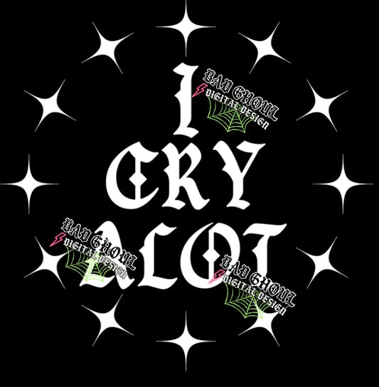 I Cry A lot  PNG Download