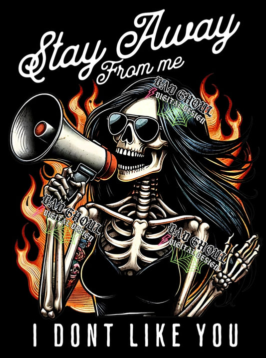 Stay Away PNG Download