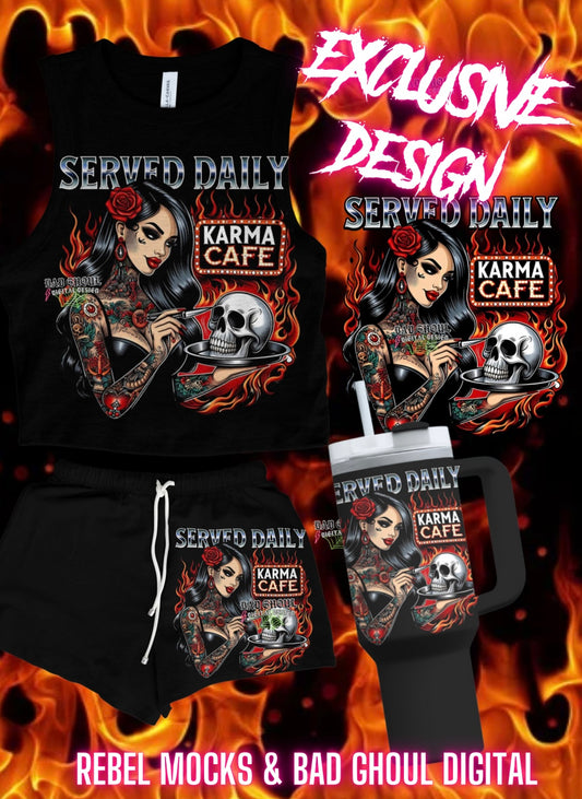 EXCLUSIVE Karma Served Daily PNG Download