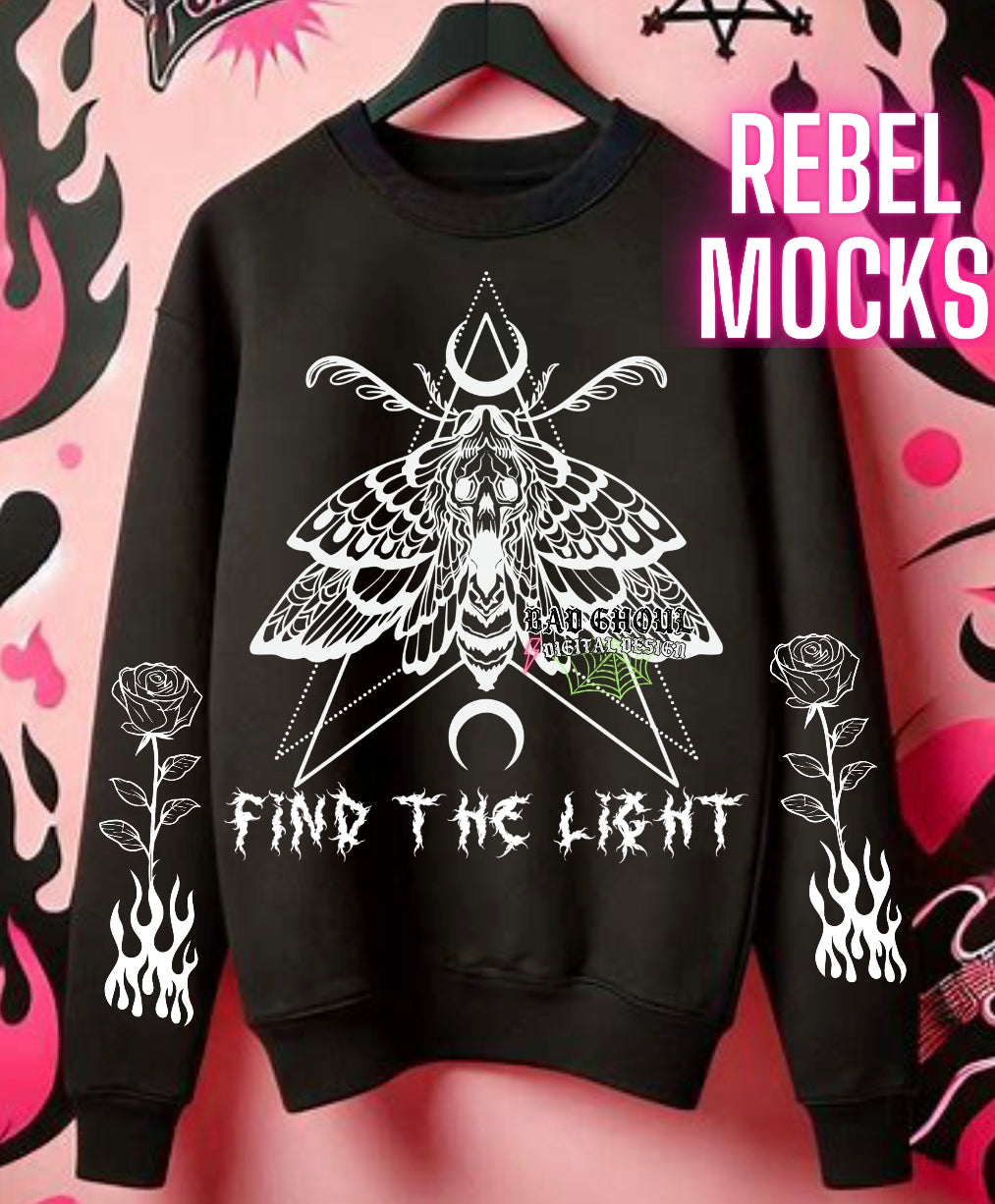 Find The Light + Sleeve PNG Download