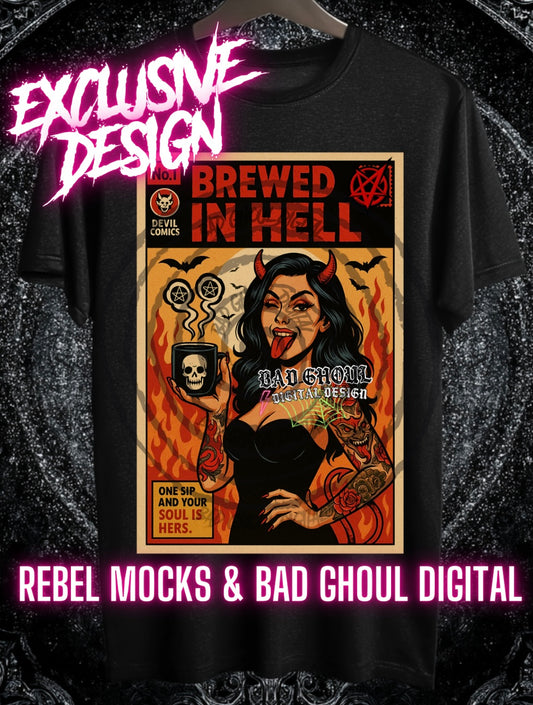 Exclusive Brewed In Hell PNG DOWNLOAD