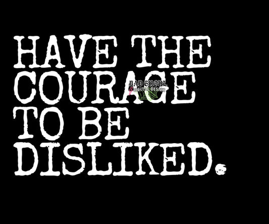 Have the courage to be disliked PNG Download 2 files black and white