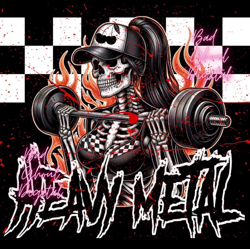 Heavy Metal download PNG DTF