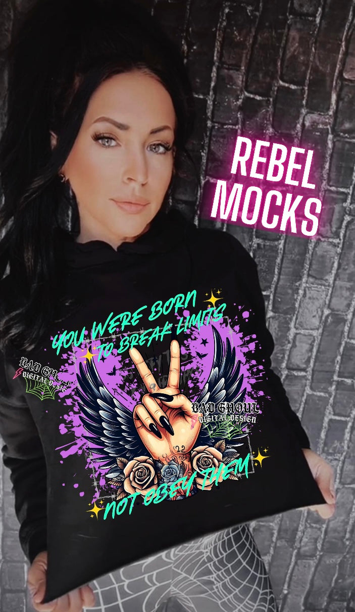 Exclusive You Were Born To Break Limits  PNG Download best on dark fabrics