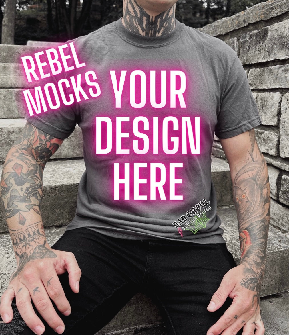 Comfort Colors Mens Tee  IRL Alternative Edgy