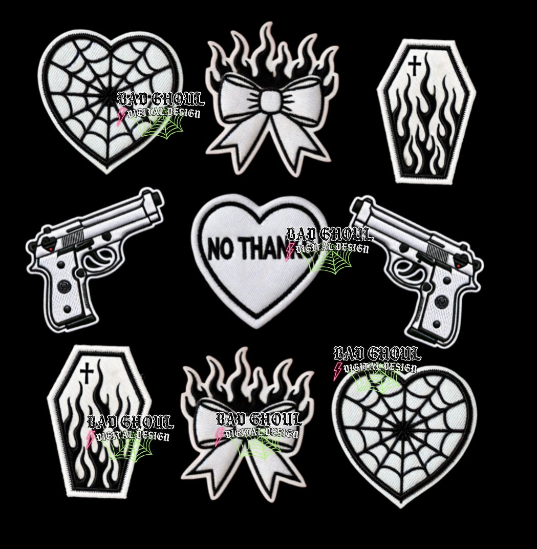Faux Patch Edgy Collage PNG Download