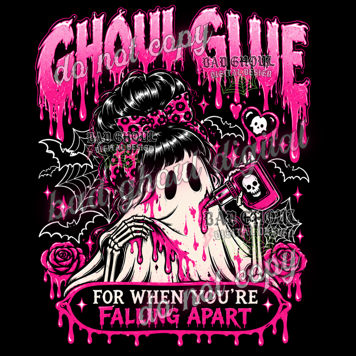 Ghoul Glue I  PNG DOWNLOAD BLACK FAB ONLY