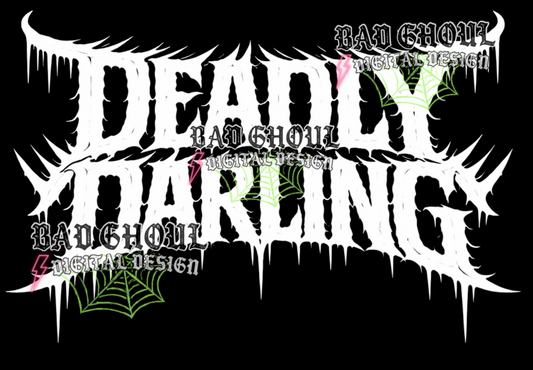 Deadly Darling | PNG DOWNLOAD BLACK FAB ONLY