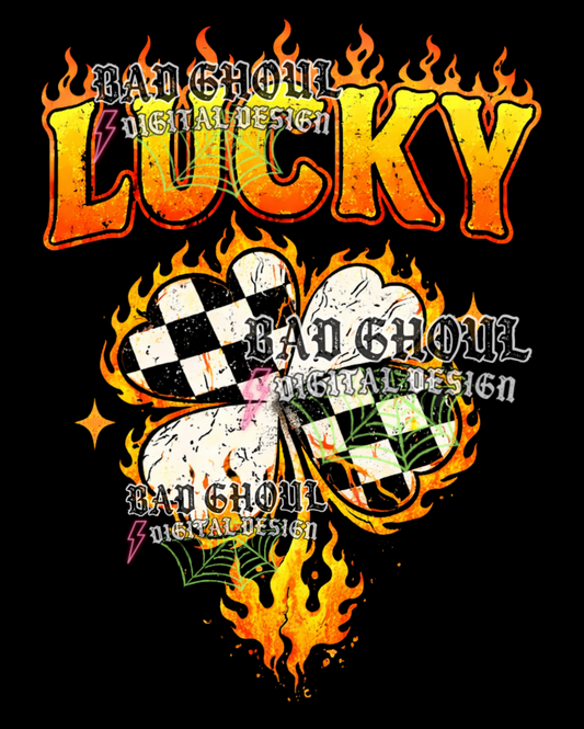 Lucky | PNG DOWNLOAD BLACK FAB ONLY