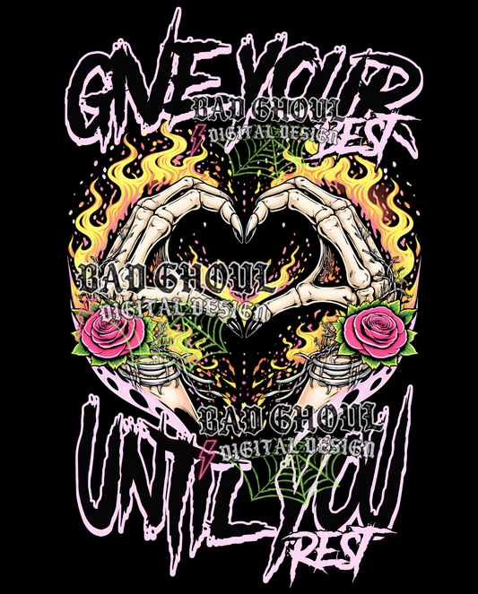 Give your best until you rest | PNG DOWNLOAD BLACK FAB ONLY