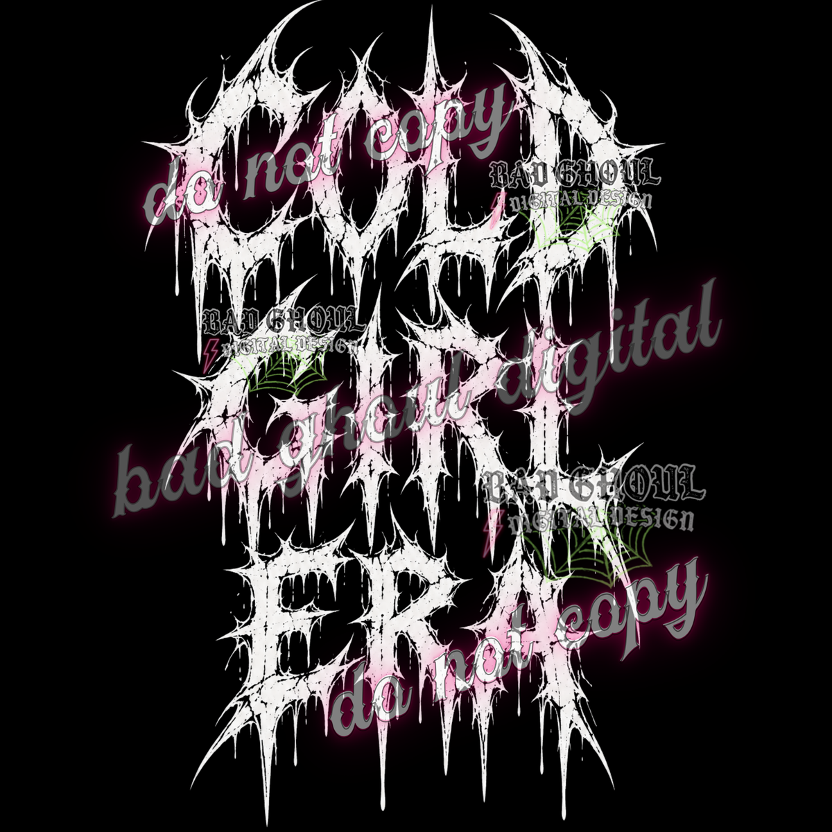 Cold Girl Era | PNG DOWNLOAD BLACK FAB ONLY