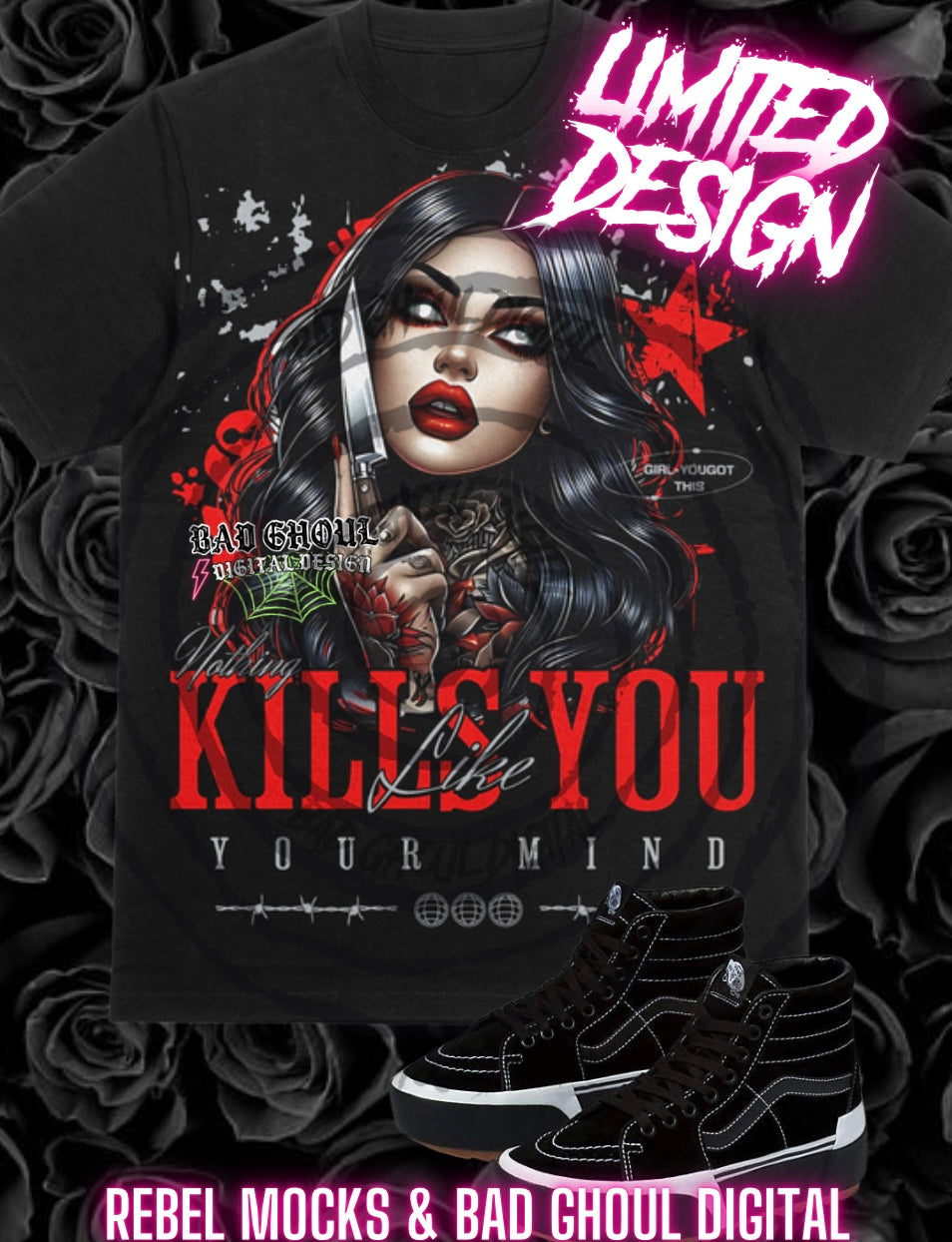 LIMITED Nothing Kills You Like Your Mind PNG DOWNLOAD