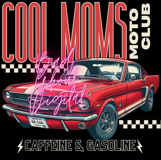 Cool Moms Moto Club PNG download