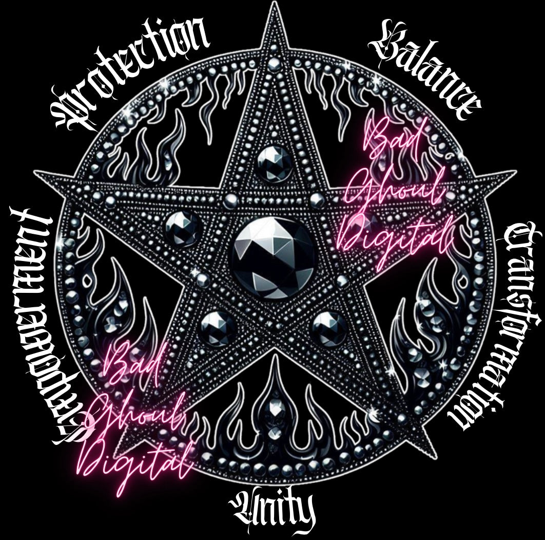 Star For Protection Protection Bling Star PNG Download – Rebel Mocks & Badghoul Digital