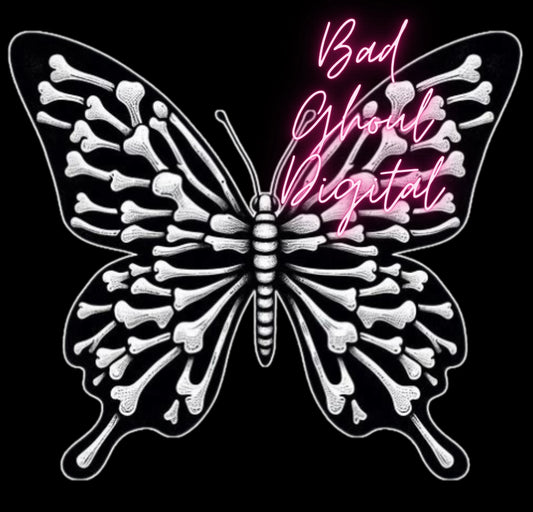 Butterfly Bones PNG Download