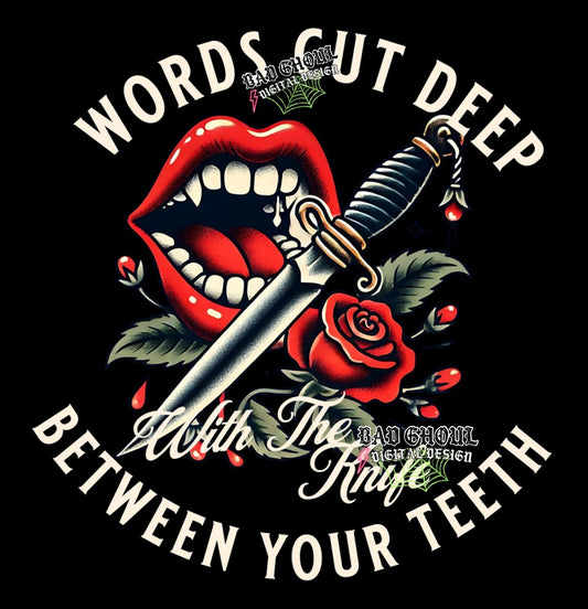 Words Cut Deep Download PNG