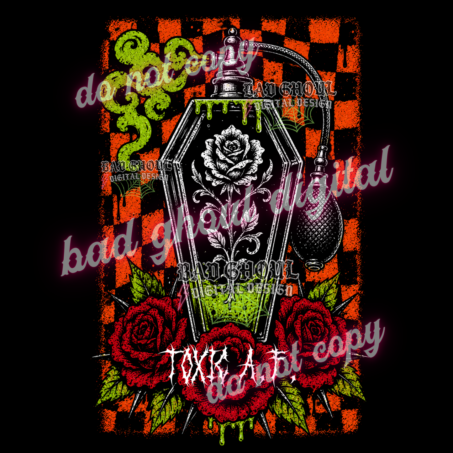 Toxic AF | PNG DOWNLOAD BLACK FAB ONLY