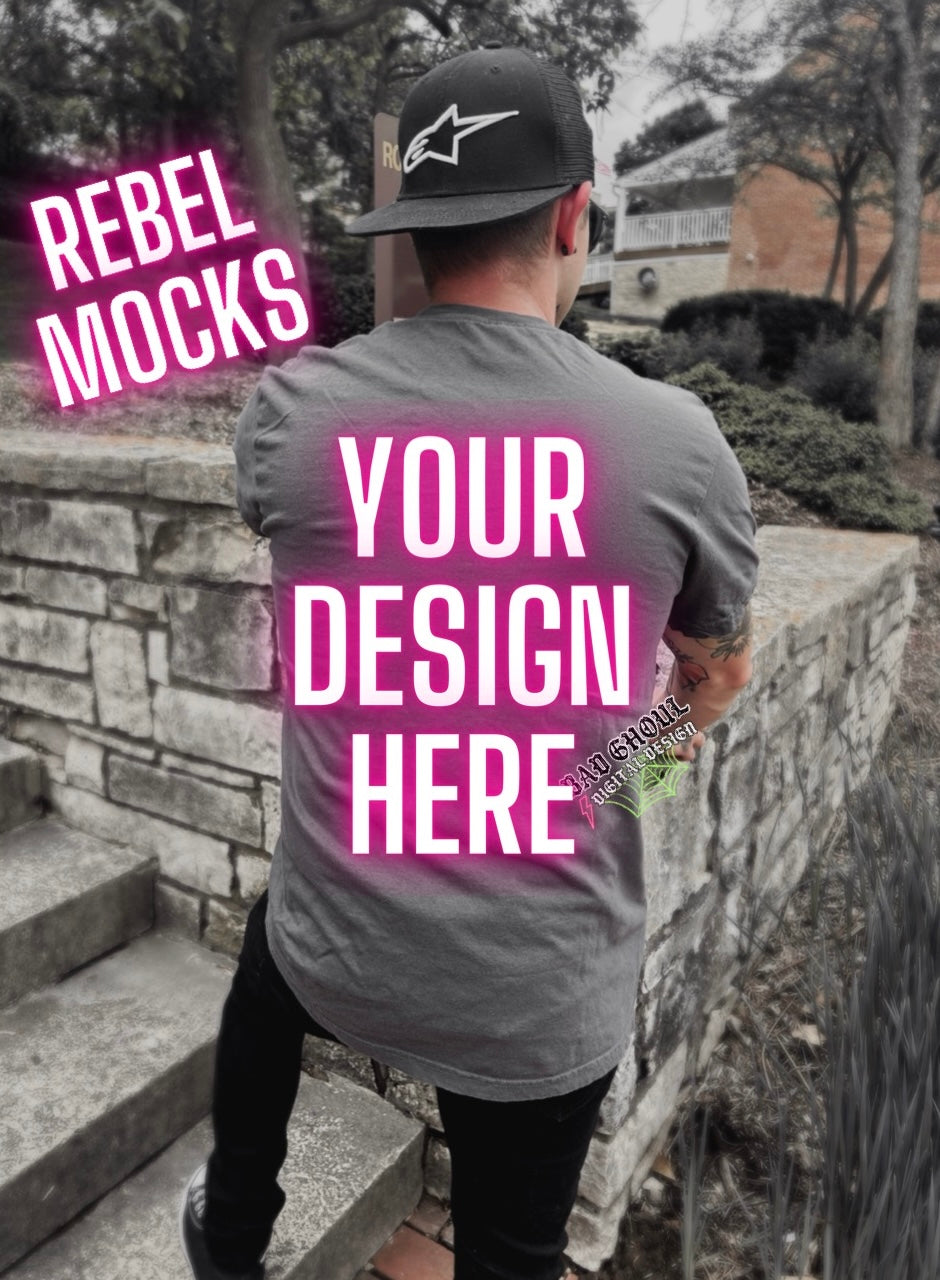 Comfort Colors Mens Tee  IRL Alternative Edgy