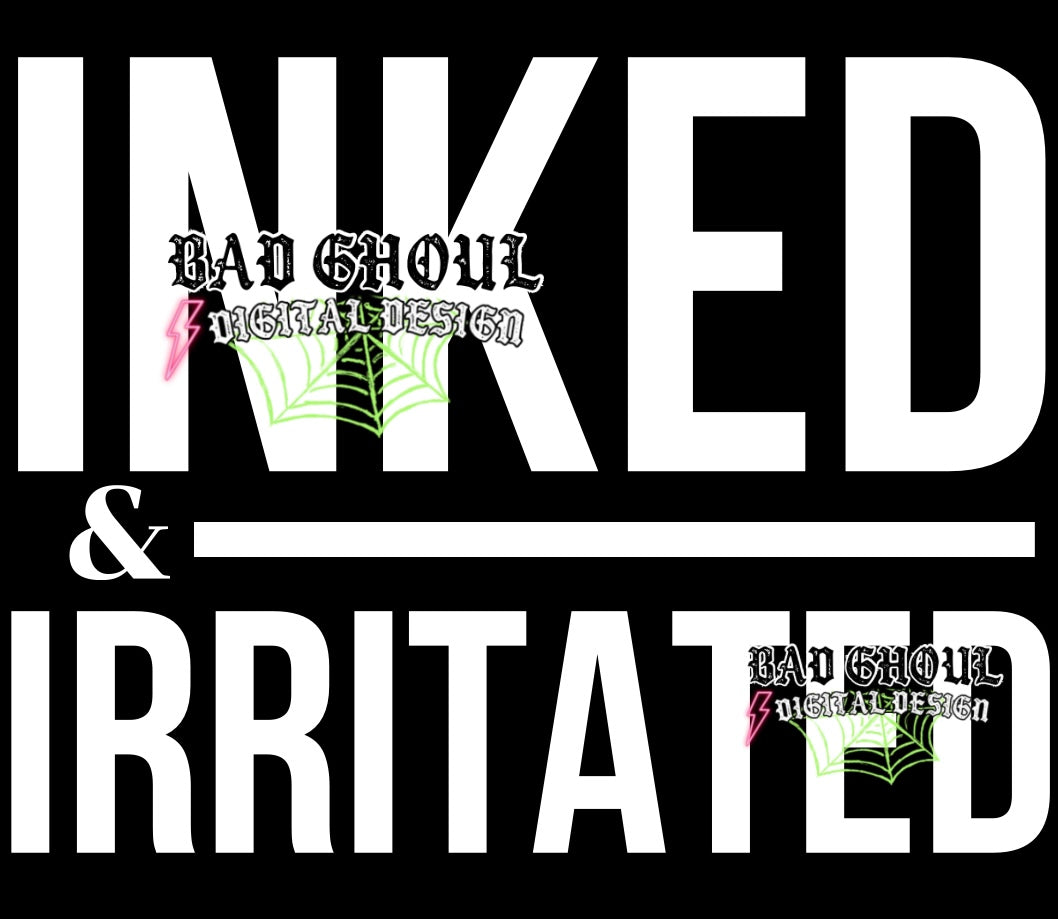 Inked and Irritated PNG Download 2 Files