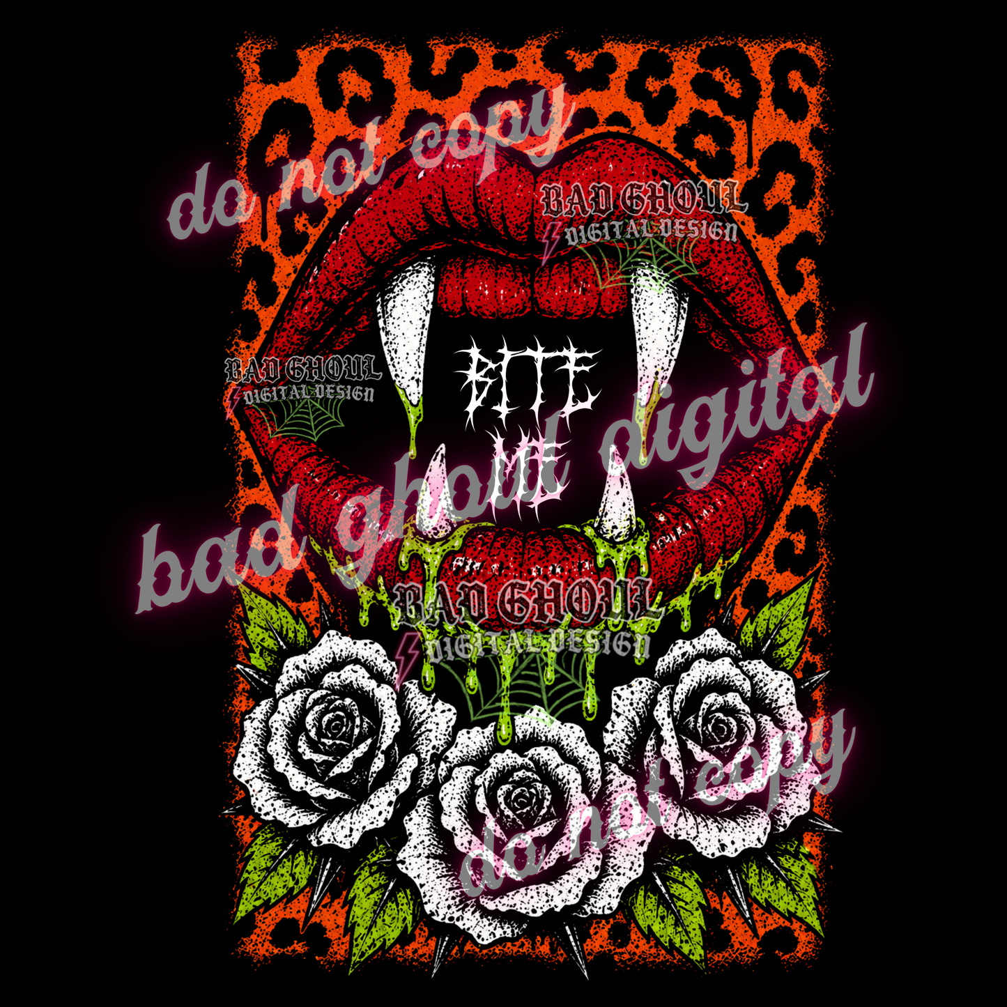 Bite Me | PNG DOWNLOAD BLACK FAB ONLY