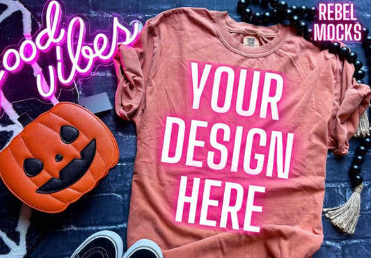 CC Terracotta Flat Lay Tee Mock TRENDING