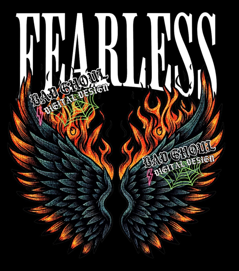 Fearless PNG Download black and white two files