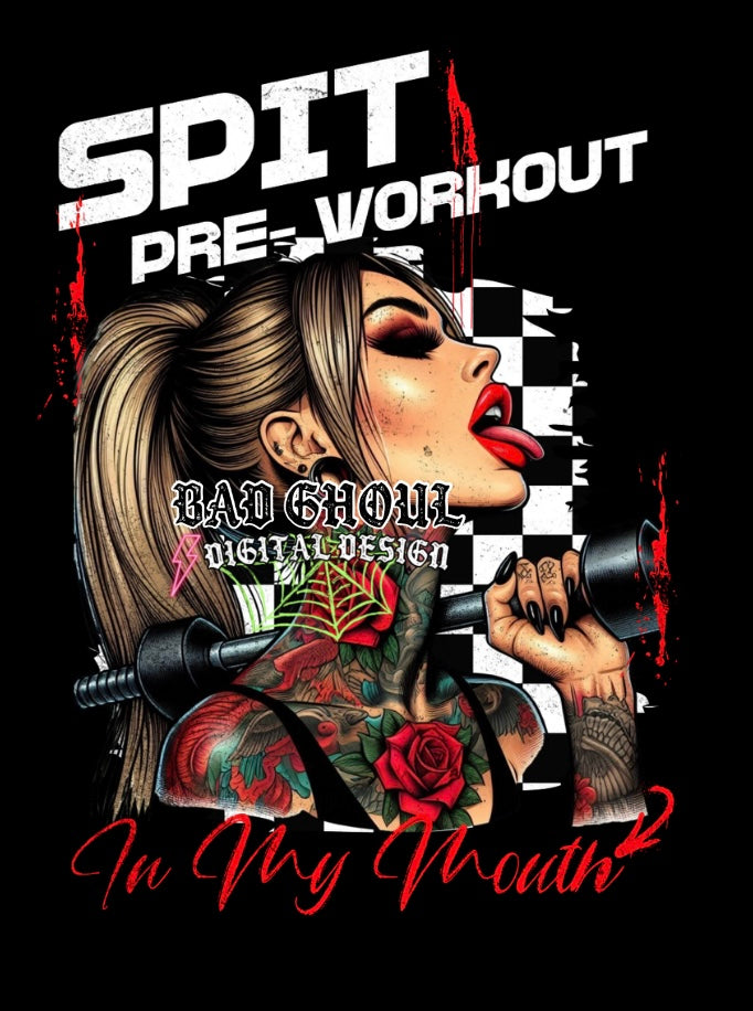 Spit Pre Workout In My Mouth PNG