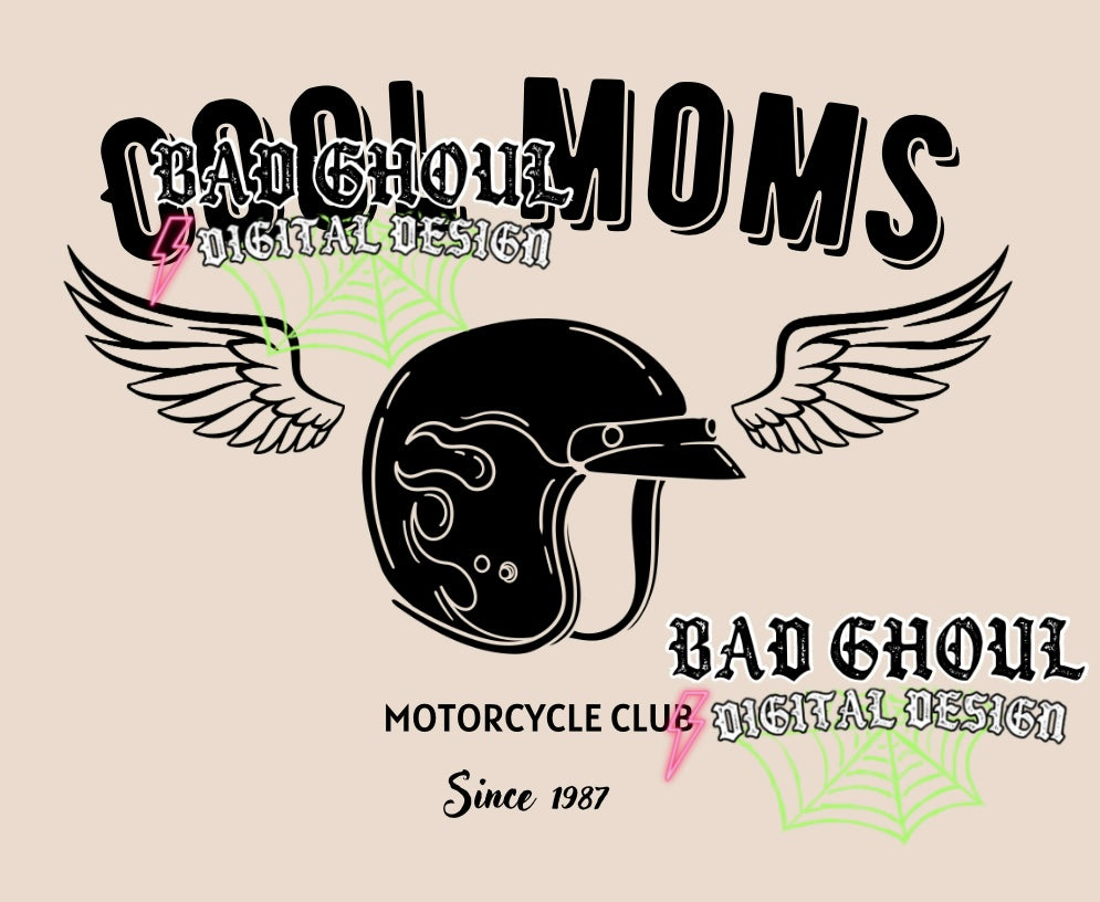 Cool Moms PNG Download 2 Files Sub & DTF