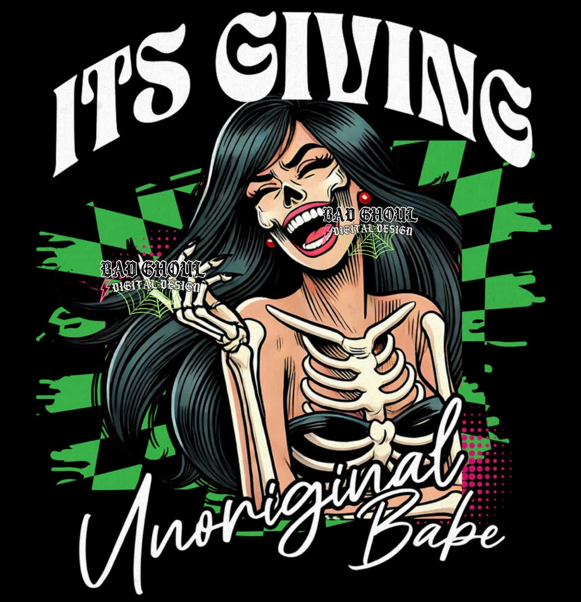 Exclusive it’s Giving Unoriginal Babe PNG Download