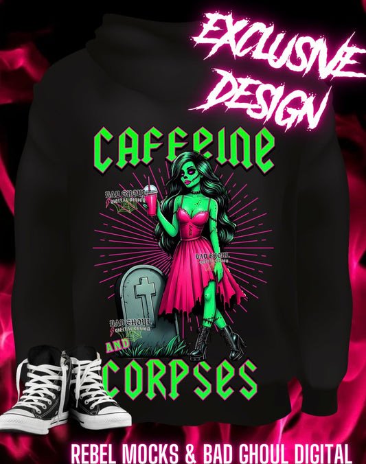 EXCLUSIVE Caffeine & Corpses PNG Download