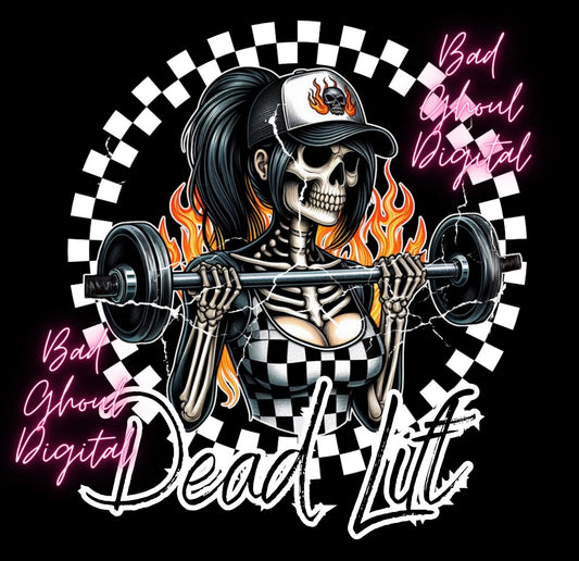 Dead Lift PNG DTF