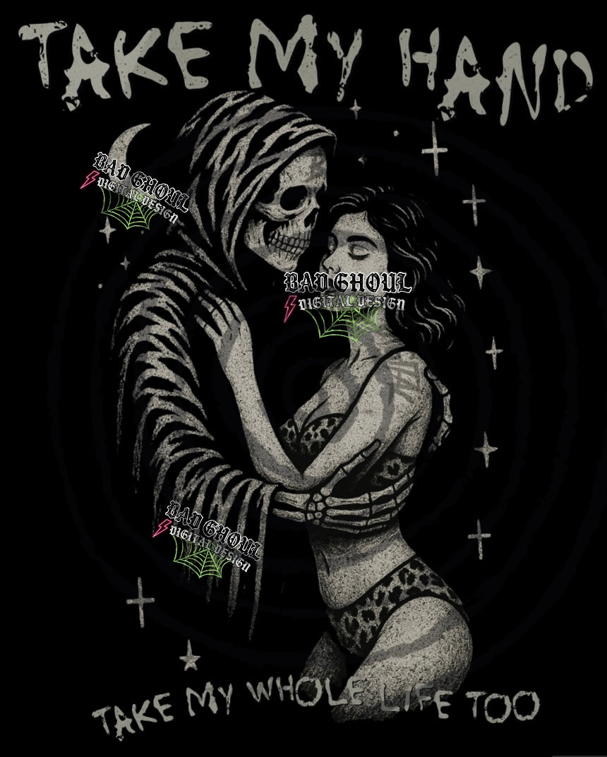Take My Hand PNG DOWNLOAD Black Fab Only
