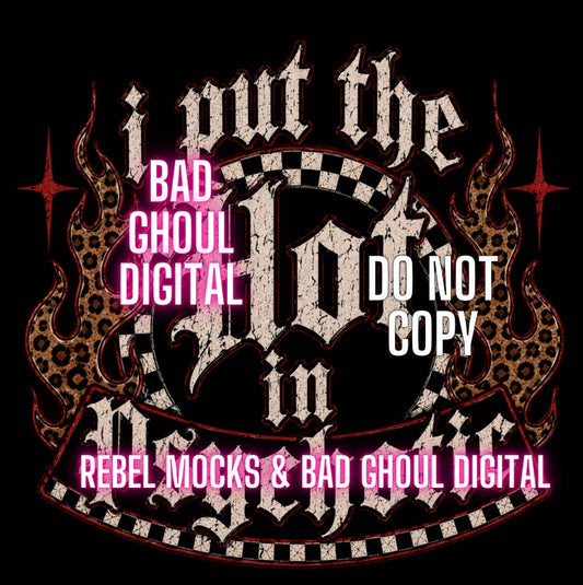 Psychotic | PNG DOWNLOAD | Black Fabric Only