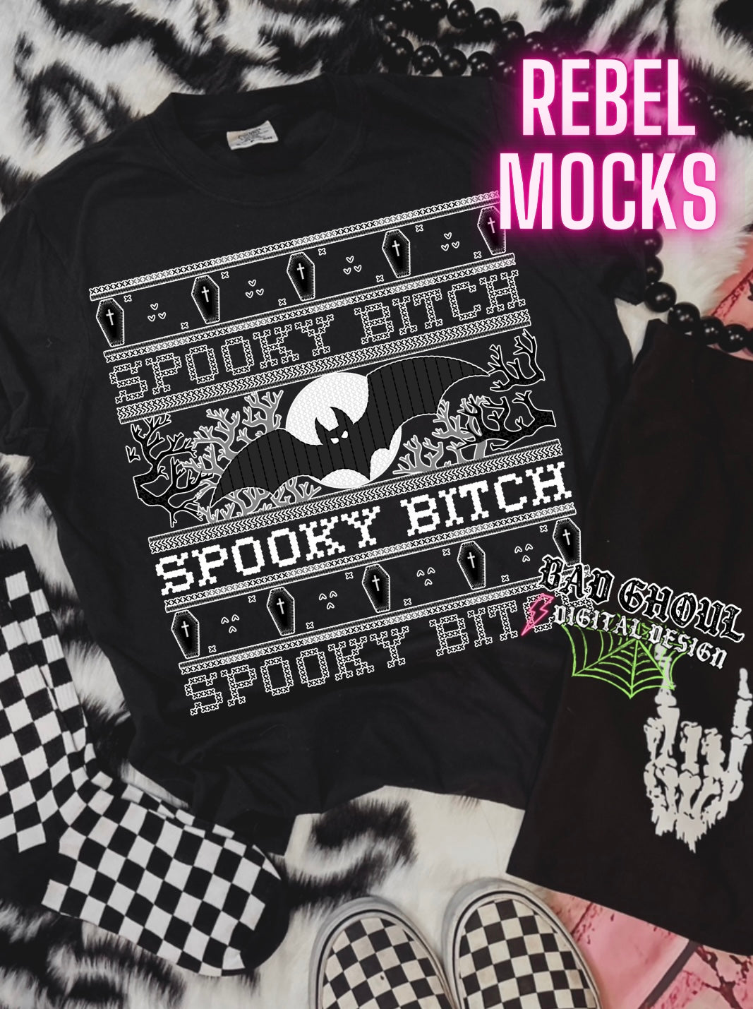 Spooky Bitch PNG Download