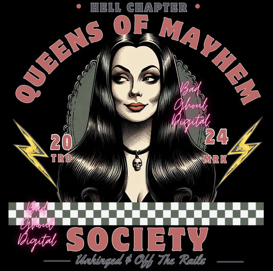 Queens Of Mayhem Society PNG Download sub and DTF friendly