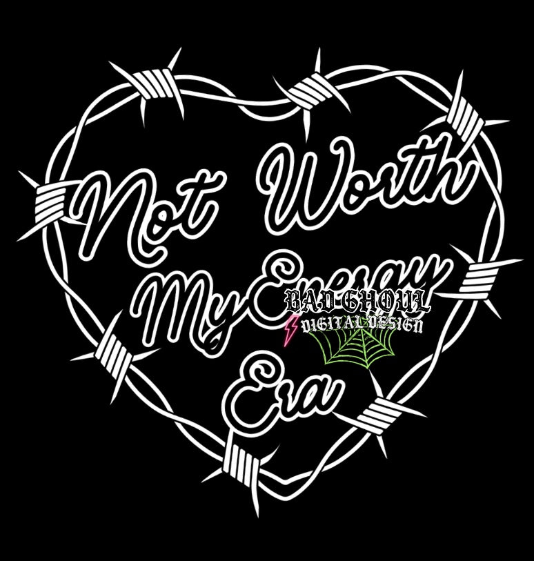 Not Worth My Energy PNG Download